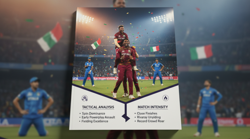 West Indies remain unbeaten after victory over Italy