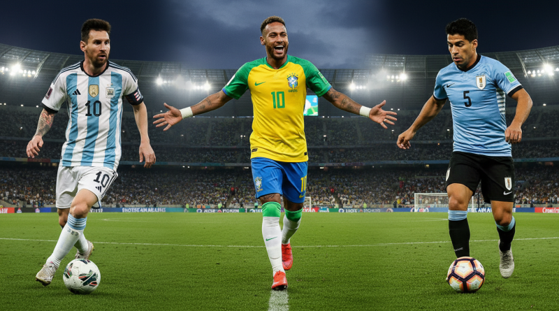 南美區資格賽近況：阿根廷、巴西、烏拉圭戰力比較