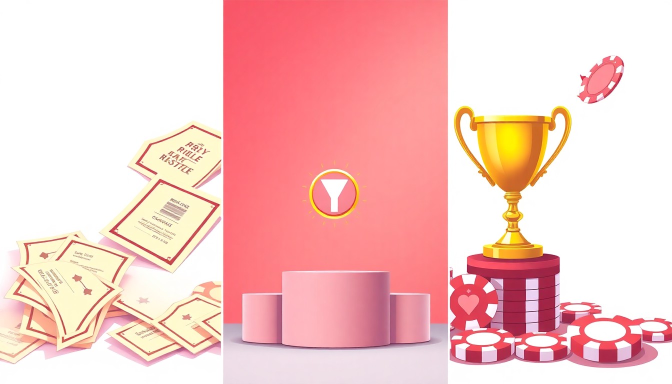 抽獎與博弈規則判讀示意圖